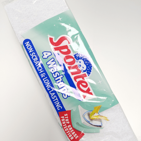 Spontex Washups Non Scratch Sponge Scourers,4 Washups
