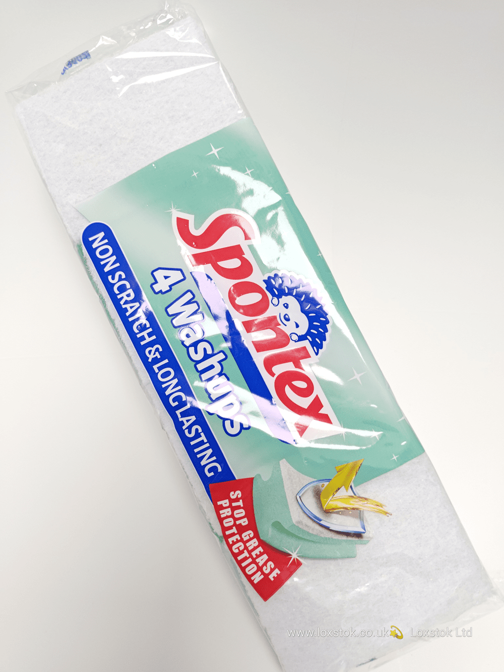 Spontex Washups Non Scratch Sponge Scourers,4 Washups