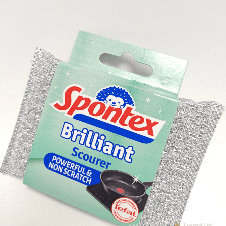 Spontex Brilliant Scourer is powerful, non scratch and easy to rinse