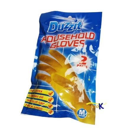 Duzzit Household Gloves 2Pk M
