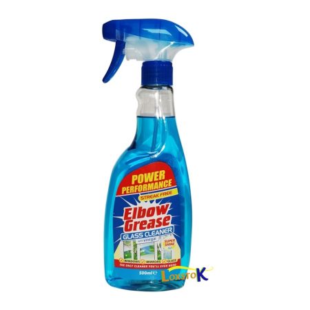 ELBOW GREASE® Glass Cleaner with Vinegar 500ml