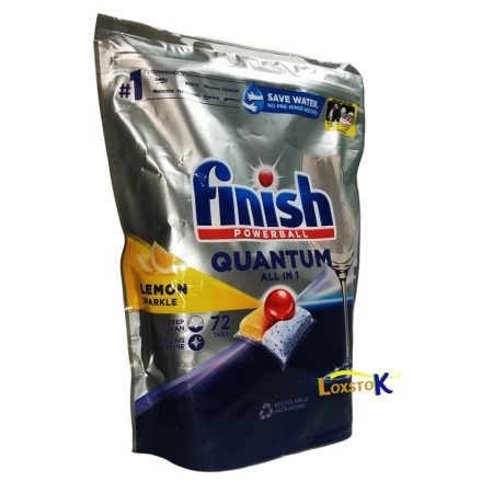 Finish Quantum All In One Mega pack 72taps Lemon