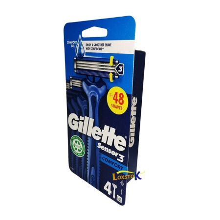 Gillette Razors 3 Sensor/4pk