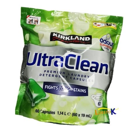 Kirkland Signature Ultra Clean Laundry Capsules, 1pack x 60 capsule