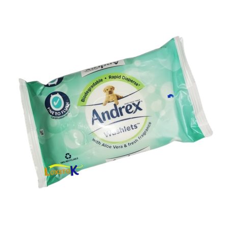 Wipes Andrex Aloe Vera Washlets 36 Tissue